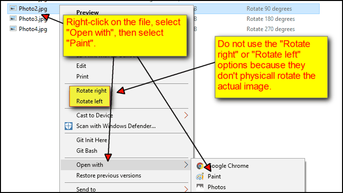 Context Menu Open With Paint